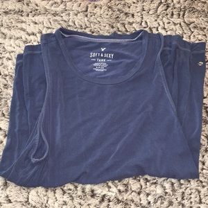 Light Navy blue American Eagle tank top